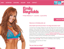 Tablet Screenshot of emilyreynolds.net